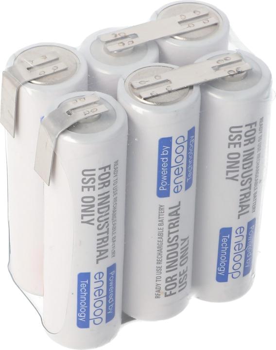 Produktbild Panasonic Akku Eneloop F2x3 6/BK-3MCCE mit Lötfahne (AA)