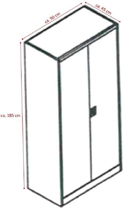 Produktbild Jet-Line Omsk (90 x 45 x 185 cm)