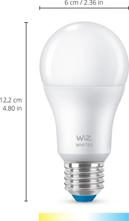 Image du produit WiZ Blanc (E27, 8 W, 806 lm, 1 x, F)