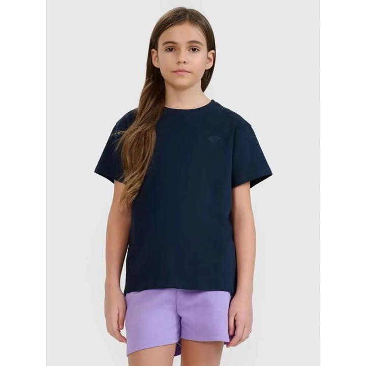 Produktbild 4F schlichtes Mädchen-T-Shirt (152)