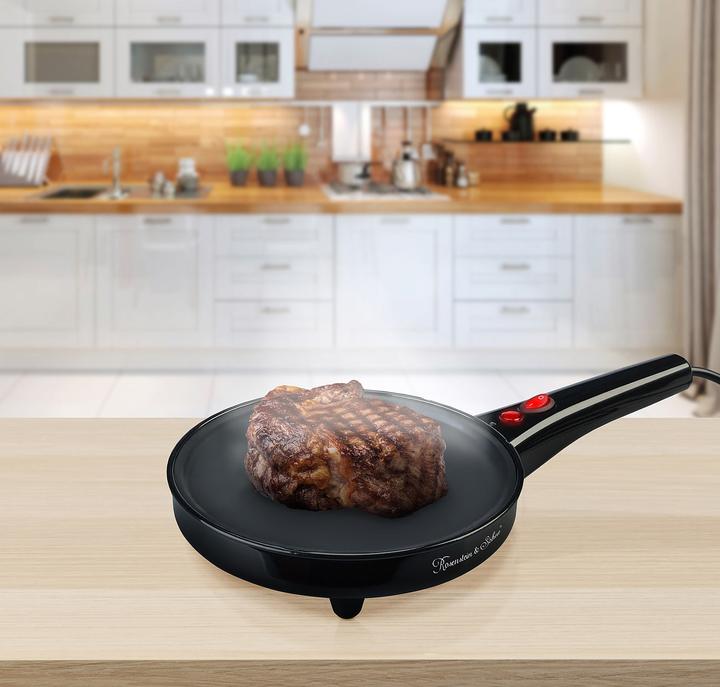 Produktbild Rosenstein & Söhne 3in1-Crépe-, Popcornmaker und elektrische Pfanne