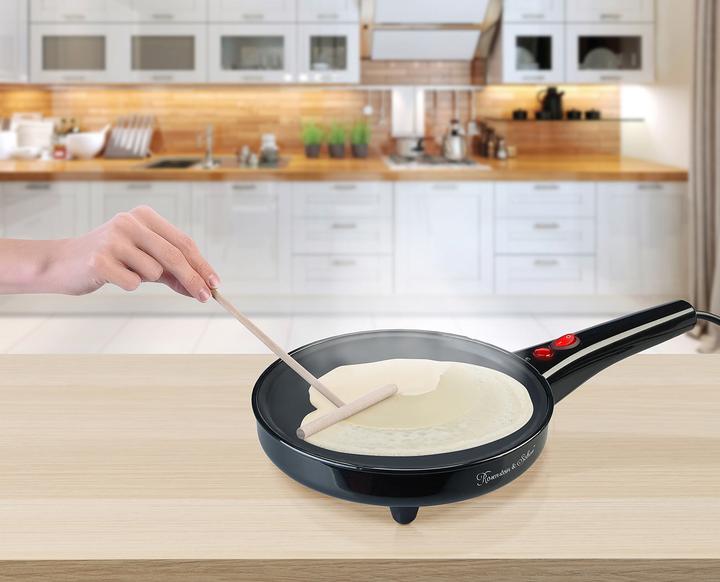 Produktbild Rosenstein & Söhne 3in1-Crépe-, Popcornmaker und elektrische Pfanne