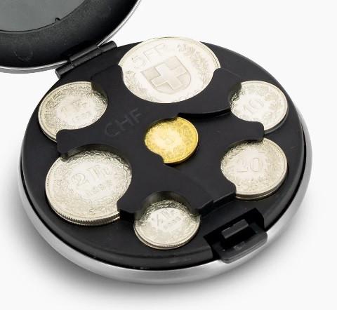Actual product image Ögon Coin case CHF black