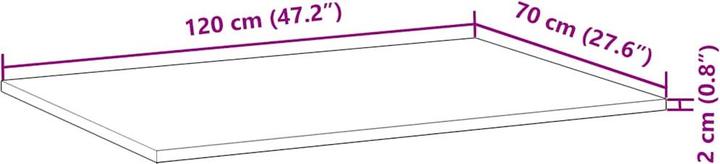 Immagine prodotto vidaXL Tischplatte (70 x 70 cm)