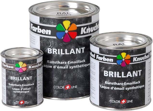 Produktbild Knuchel Kunstharz-Emaillack Brilamat (Schwarz matt, 0.13 l)