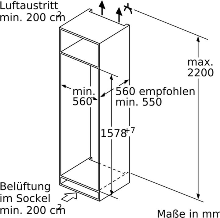 Produktbild Bosch Hausgeräte KIL72AFE0 (248 l)