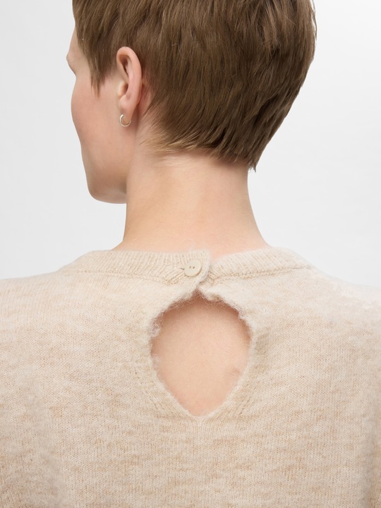 Image du produit Selected Femme Slflulu Ss Open Back Knit O-Neck Noos (XL)