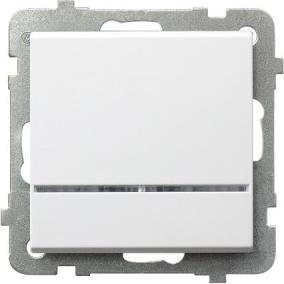Thumbnail - Ospel ŁP-1RS/m/00, Taster + Schalter, Weiss