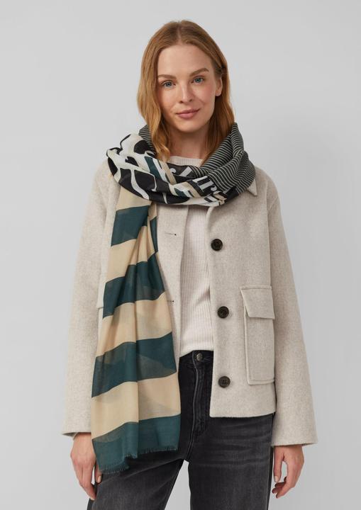 Immagine prodotto s.Oliver Tuch Schal mit Streifen-Artwork