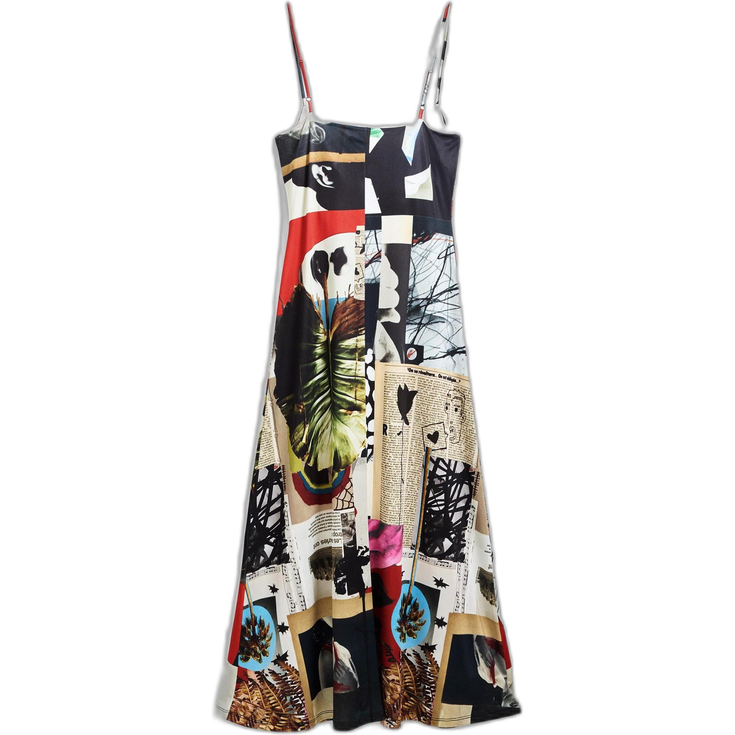 Desigual, Damen, Kleider, Lacroix, Weiss, Schwarz, (XL)