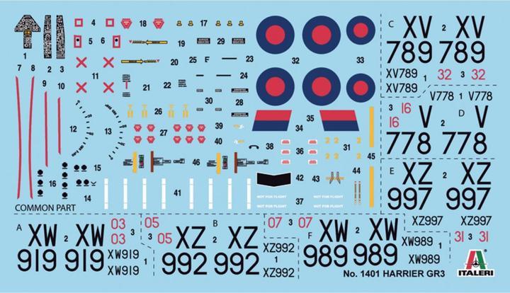 Image du produit Italeri 1:72 Harrier GR.3 Falklands War