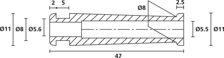 Actual product image HellermannTyton GROMMET HV 2206