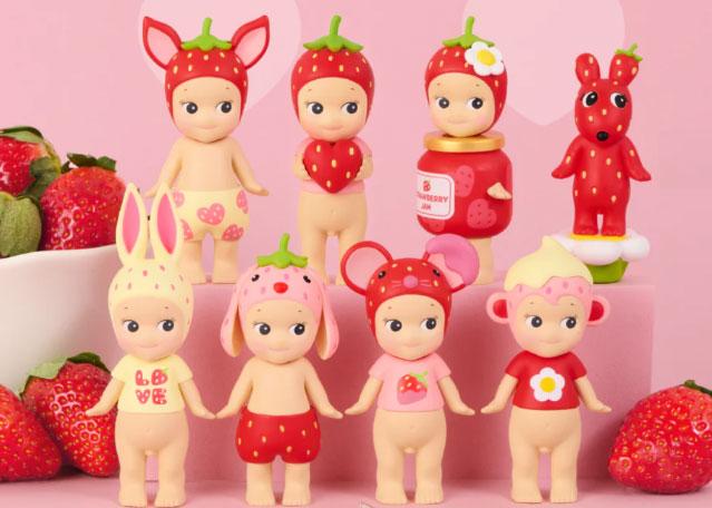 Actual product image Dreams Inc SONNY ANGEL Strawberry Love Series 1pz Assortimento