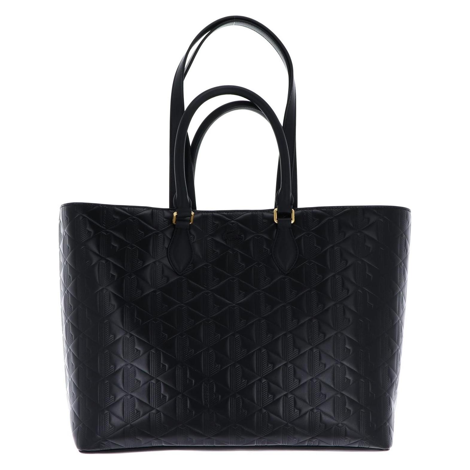 Lacoste, Damen, Handtasche, Maheki Shopping Bag, Schwarz