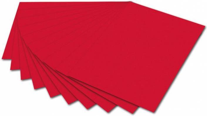 Actual product image Folia Clay paper, DIN A4, 130 g/sqm, bright red (130 g/m², 100x)