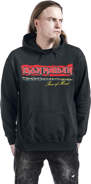 Produktbild Iron Maiden POM Red Strip Logo Tracklist (L)