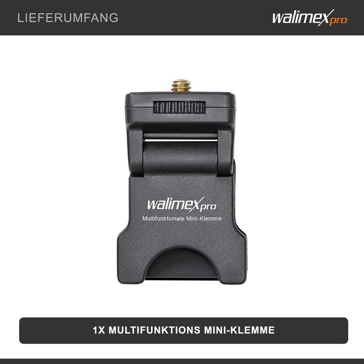 Actual product image Walimex pro Multifunctional mini clamp