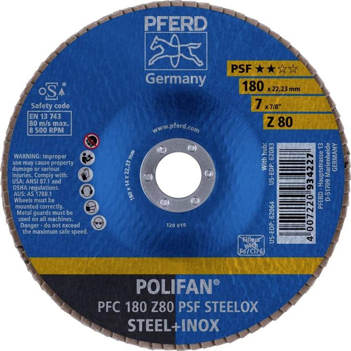 Image du produit Pferd Disque de ponçage pour détecteur DE feu DE CHEVAL (80)