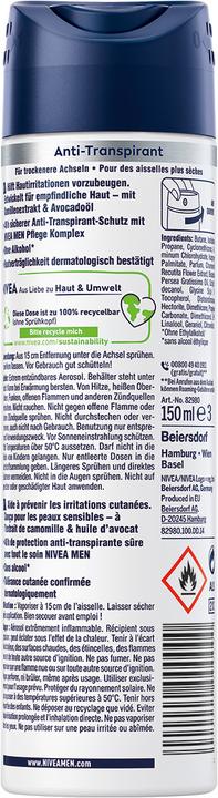 Actual product image NIVEA DUPLIKAT Sensitive Protect (Spray, 150 ml)