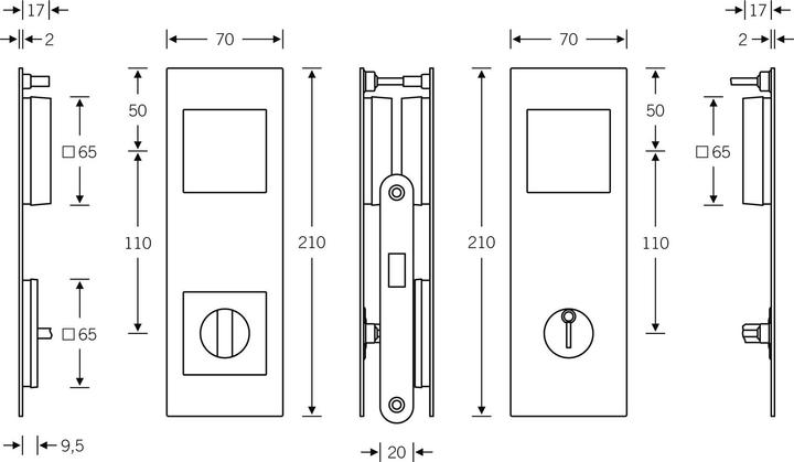 Produktbild FSB Schiebetürset