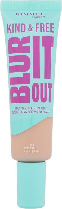 Productafbeelding Rimmel London Kind & Free Blur It Out Mattifying Skin Tint (150 Roos Vanille)