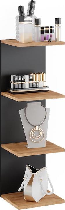 Immagine prodotto Vicco Mensola a muro Paolo, Antracite/oro power oak, 30 x 95 cm