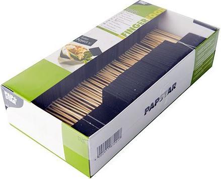 Image du produit Papstar Fingerfood - Picker "Blackboard" (tableau noir) (100 x)