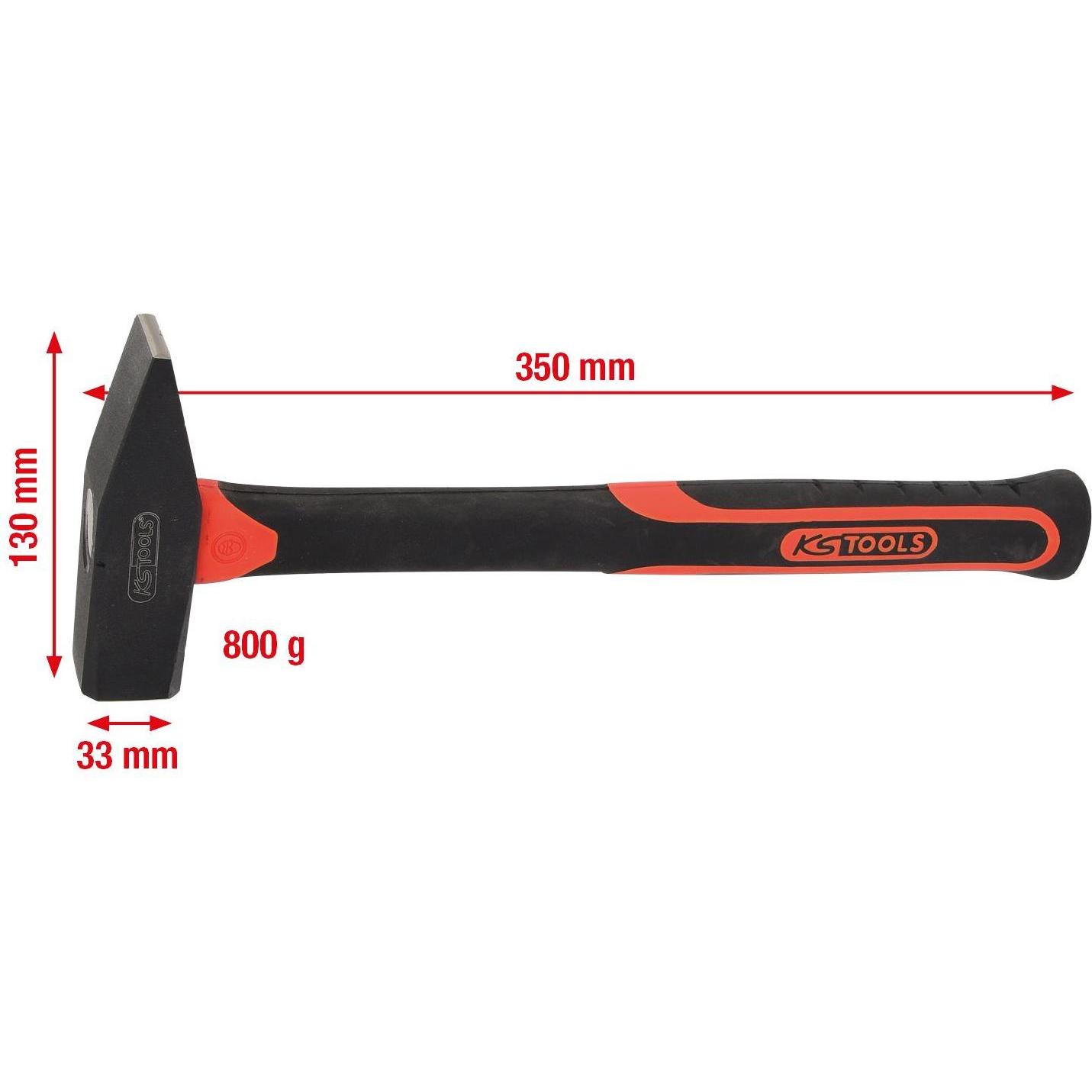 KS Tools, Hammer, Schlosserhammer (920 g)