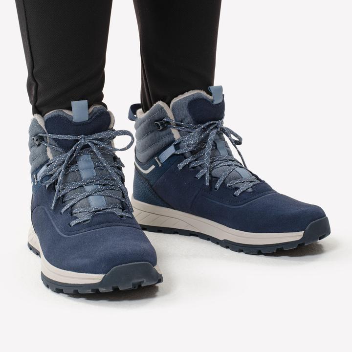 Produktbild Quechua Winterschuhe Kinder Gr. 35–38 Leder Schnürung warm wasserdicht Wandern - SH500 (36)