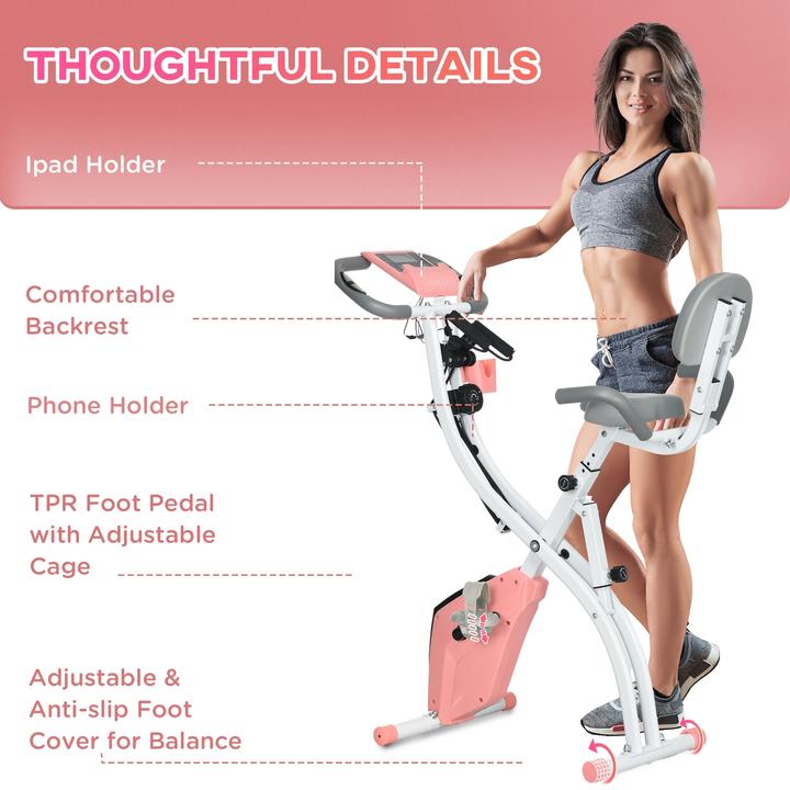 Actual product image Homcom Bike trainer with LCD display