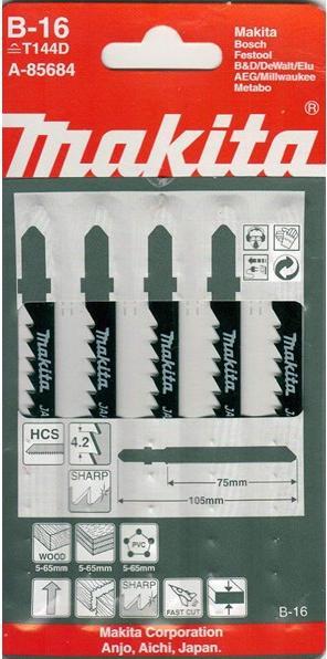 Image du produit Makita Lame de scie sauteuse B-16 A-85684 5