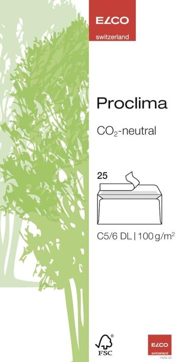 Actual product image Elco 74262.20 Proclima box with 25 envelopes/mailing bag, pressure-sensitive seal, C5/6 DL, 100g (229 x 114 mm, 25 x)