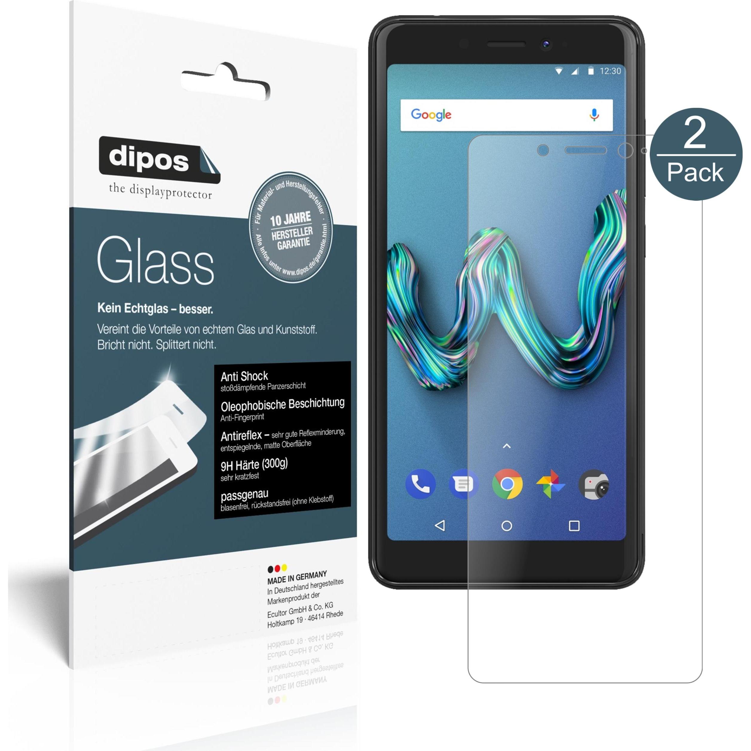 Dipos Displayschutz Anti-Shock (1 Stück, Wiko Tommy 3), Smartphone Schutzfolie, Transparent