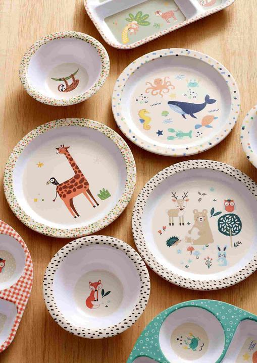 Actual product image Ladelle Kids Tableware Set Jungle