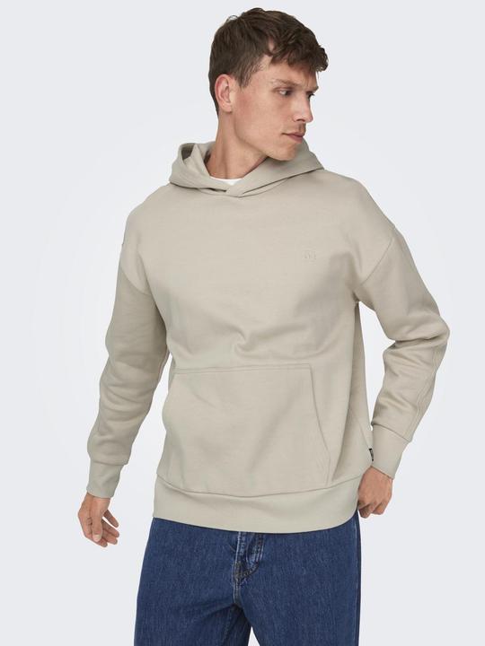 Immagine prodotto Only & Sons Felpa con cappuccio a tinta unita (XL)