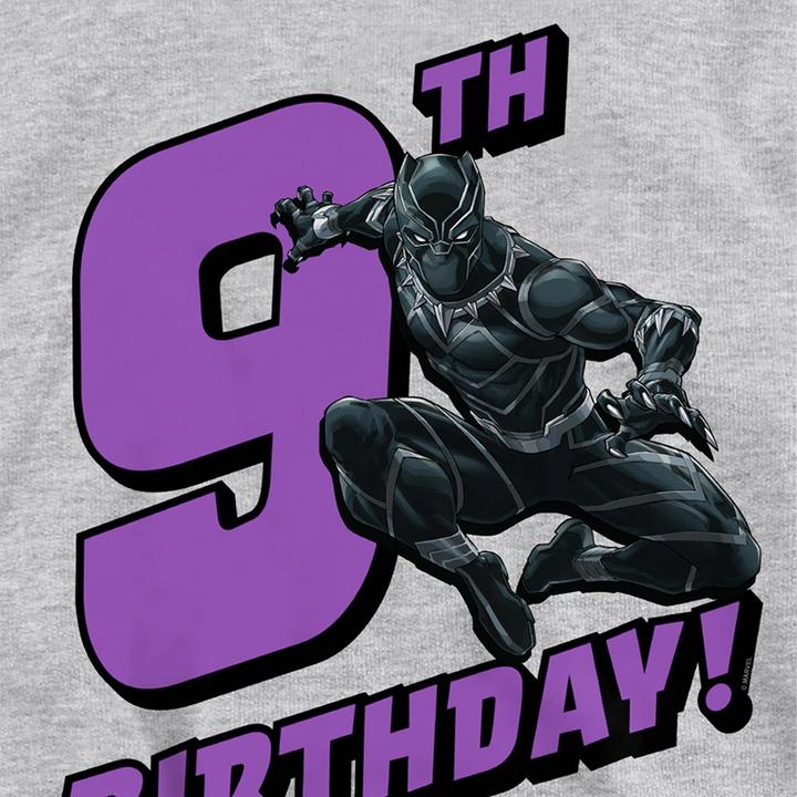 Produktbild Kapuzenpullover Zum Überziehen meliert 9 Geburtstag (128)