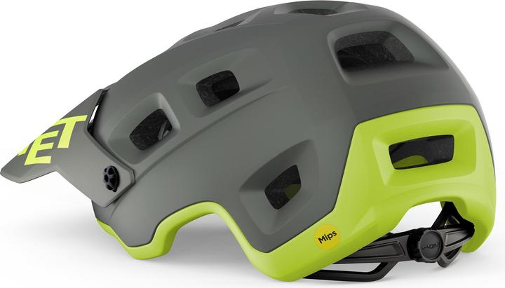 Produktbild MET Helm Terranova Mips, gray lime, matt, M (56 - 58 cm)