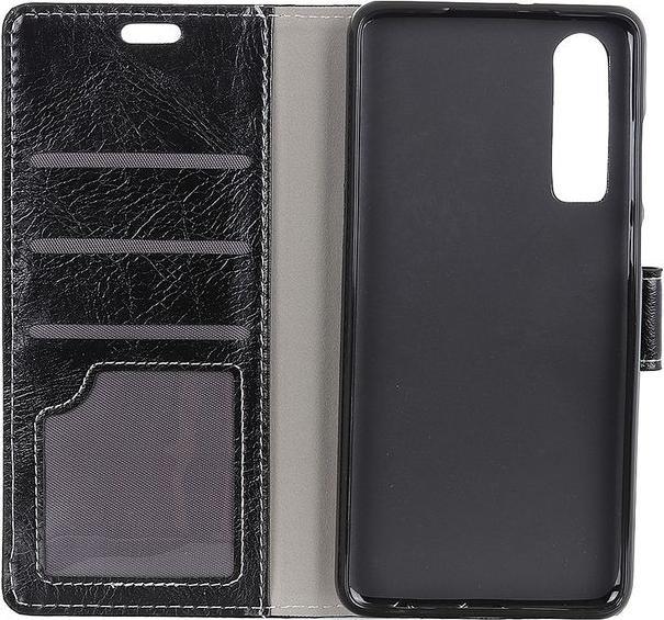 Actual product image MU Classic Crazy Horse III Leather Bookcover Series (Huawei P30)