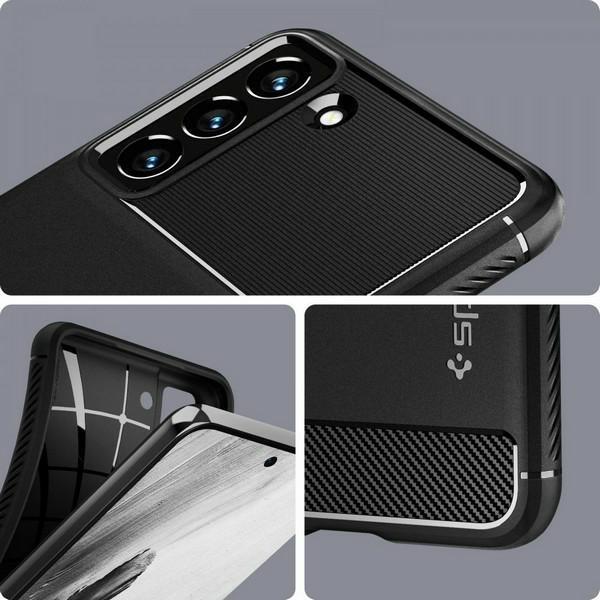 Thumbnail - Spigen Rugged Armor (Samsung Galaxy S21 FE), Smartphone Hülle, Schwarz