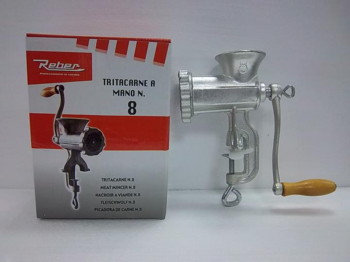 Produktbild Reber n 8 Manueller Fleischwolf mit Zwinge und Handkurbel
