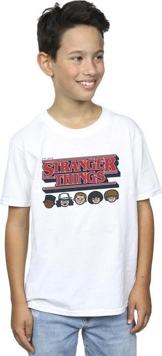 Produktbild Netflix Stranger Things Caricature Logo TShirt Jungen (128)