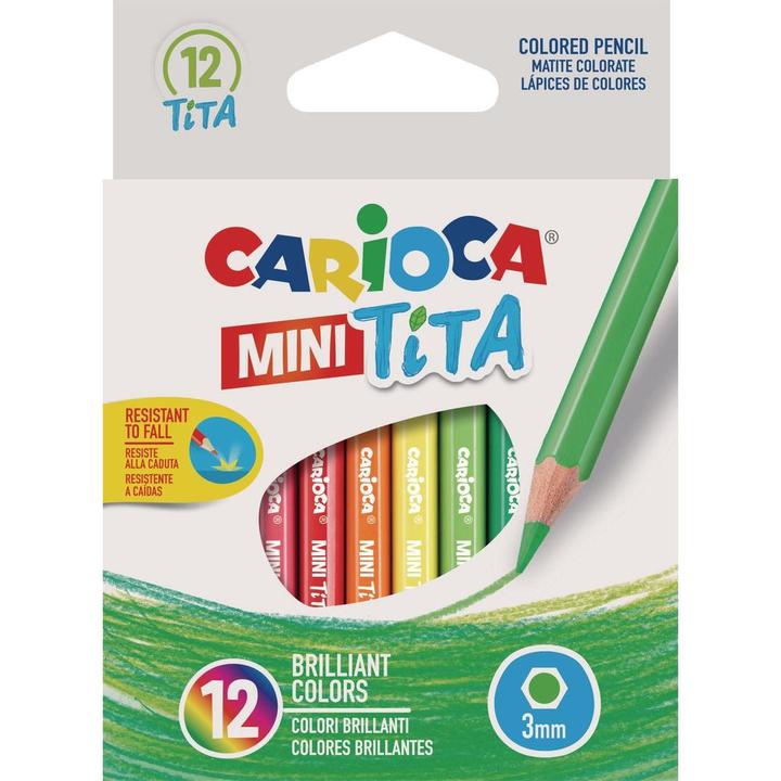 Immagine prodotto Carioca Matita colorata Mini Tita (Multicolore, 12 x)