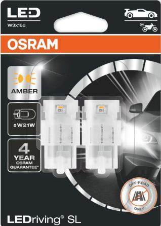 Osram LEDriving Amber (W21/5W)
