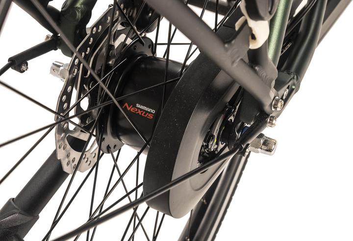 Immagine prodotto Adore E-Citybike 28" city bike in alluminio CX-280 con motore centrale 75NM / 15Ah verde inglese (48 cm)