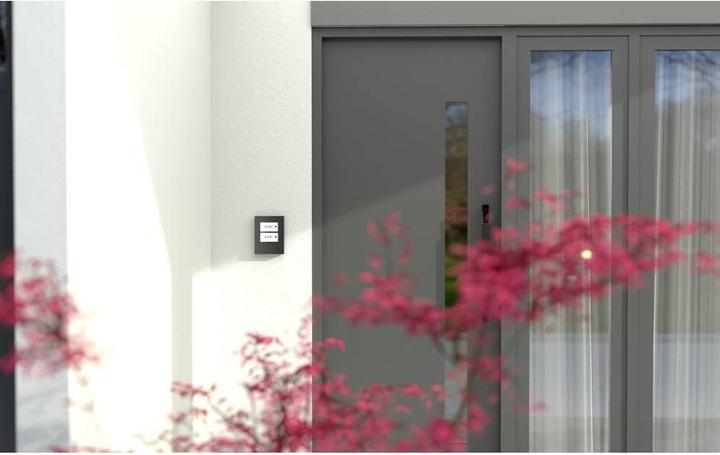 Image du produit M-E Sonnette en acier inoxydable avec éclairage automatique pour 1 maison familiale