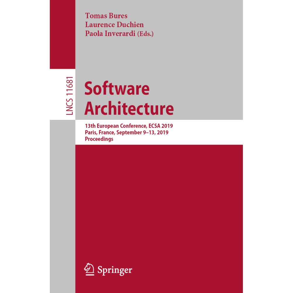 Thumbnail - Software Architecture, Fachbücher von Tomas Bures, Laurence Duchien, Paola Inverardi