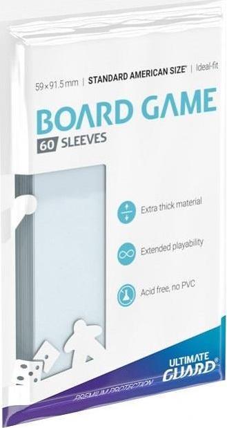 Image du produit Ultimate Guard Kartenhülle Standard American Board Game Sleeves 60
