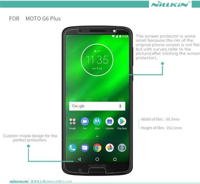 Produktbild Nillkin Super Clear Series Schutzfolie (1 Stück, Motorola Moto G6 Plus)