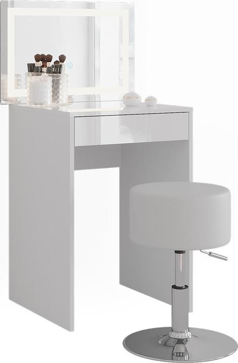 Actual product image Vicco Sherry with LED mirror and stool (51.40 x 50.10 x 76 cm)
