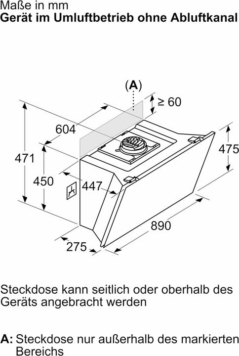 Produktbild Bosch Hausgeräte Dunstabzug (Wandhaube)